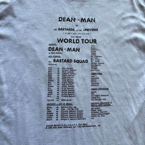 Vintage 1990s dead men and the bastards of universe world tour T-shirt Size XL